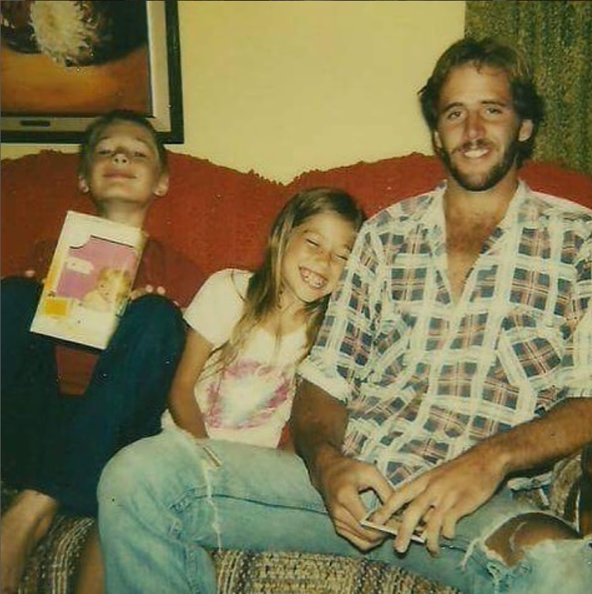 Lisa Marie Wilson as a child with family
