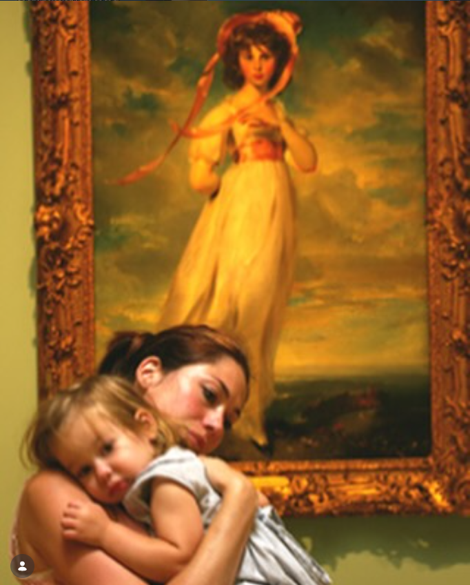 Lisa Marie Wilson with her daughter Amelia when Amelia was young