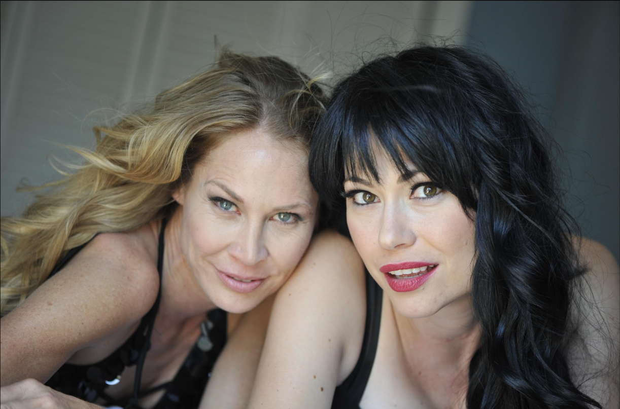 Lisa Marie Wilson with Kathleen Kinmont