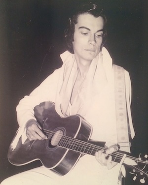 Lisa Marie Wilson's father performing as Elvis